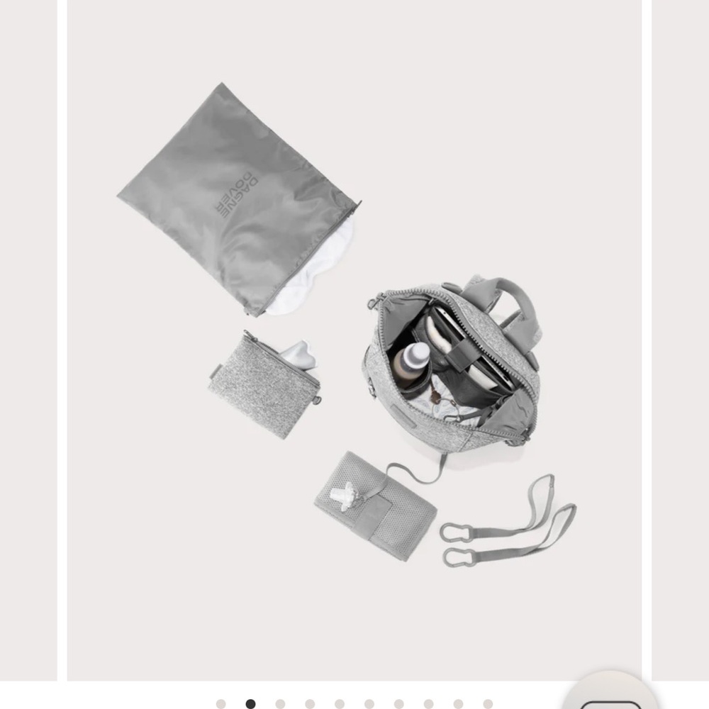 Dagne Dover Heather Gray Diaper Bag - Picture 4 of 4